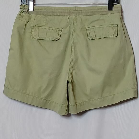 J.CREW Women's Green Shorts With Drawstring Waist. Size 4 - Picture 5 of 10